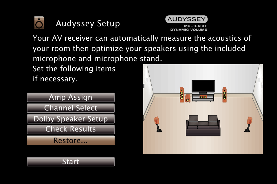 GUI AudysseySetup 5010